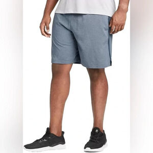 NWT All in Motion All in Men's Lined Run Shorts 9" Gym Running Blue Grey XXL 2XL